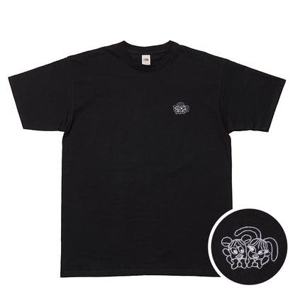 人生はタイミングと運とビッグTシャツ／ブラック