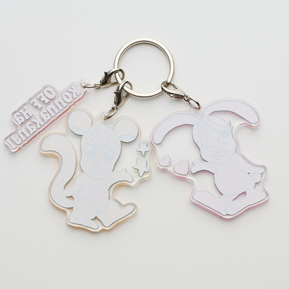 ブリブリジュリジュリジャラジャラアクリルキーホルダー