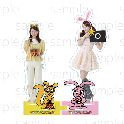 【2月中旬以降お届け】なぎさとめいが繋がるアクスタ（めいとメイプルver./なぎさとラピナギver.）